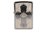 Zippo Harley-Davidson Lasered Cross High Polish Pocket Lighter, 28982