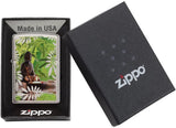 Zippo Buddha Lighters - Brushed Chrome 29058
