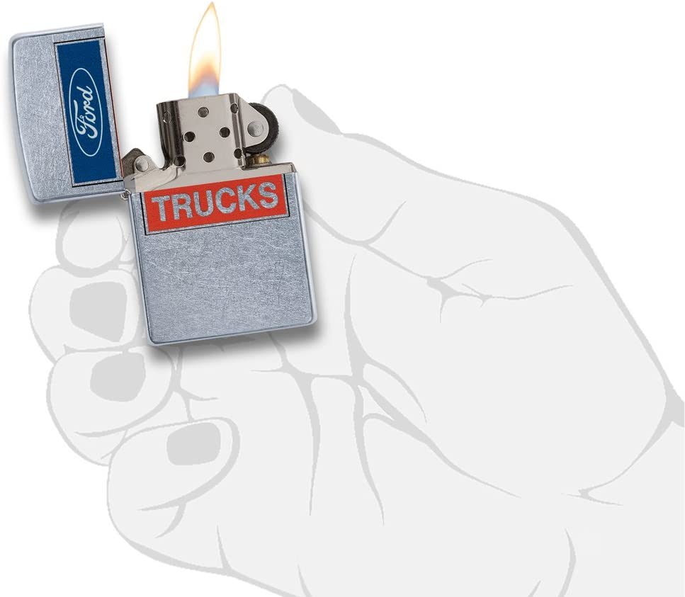 Zippo Ford Trucks Street Chrome 29066 - Free Shipping - Real Guts