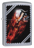 Zippo Chrome Skull Street Chrome 29067