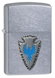 Zippo Arrowhead Emblem Street Chrome 29101