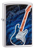 Zippo Fender Guitar Brushed Chrome 29128