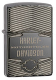 Zippo Harley-Davidson Logo Black Ice 29165