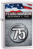 Zippo Pearl Harbor 75th Anniversary Brushed Chrome 29176