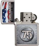 Zippo Pearl Harbor 75th Anniversary Brushed Chrome 29176