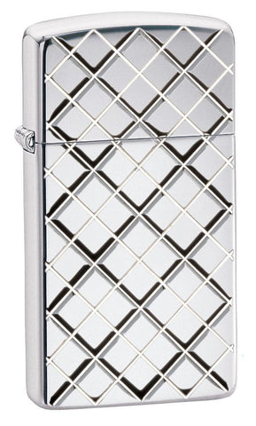 Zippo Slim Argyle Deep Carve 29186