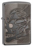 Zippo Armor Skull Black Ice 29230
