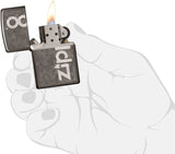 Zippo Logo Black Ice Pocket Lighter 29241