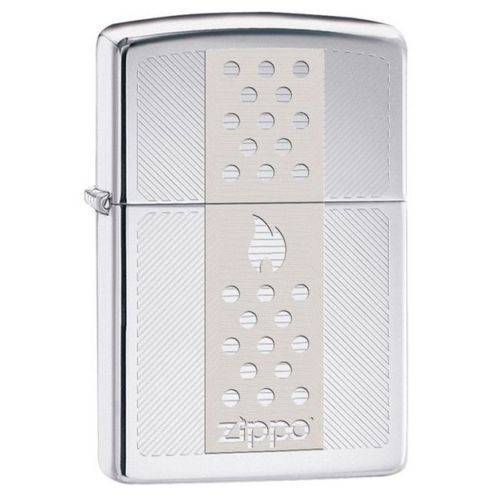 Zippo Chimney High Polish Chrome Pocket Lighter 29242