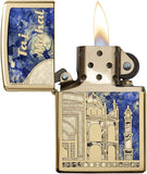 Zippo Taj Mahal High Polish Brass Pocket Lighter 29245