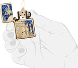 Zippo Taj Mahal High Polish Brass Pocket Lighter 29245