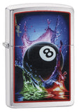 Zippo Mazzi 8 Ball Brushed Chrome 29295