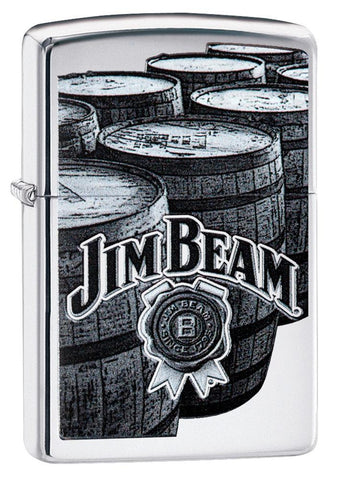 Zippo Jim Beam Barrels High Polish Chrome 29324