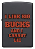 Zippo Big Bucks Black Matte 29342