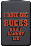 Zippo Big Bucks Black Matte 29342