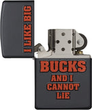 Zippo Big Bucks Black Matte 29342