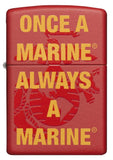 Zippo U.S. Marine Corps. Red Matte 29387