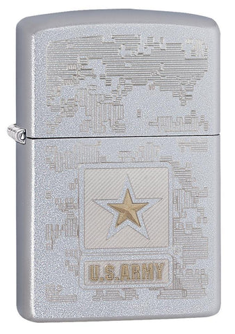 Zippo U.S. Army Satin Chrome 29388