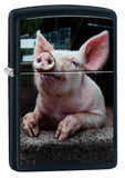 Zippo Pig Dreaming Black Matte 29394