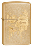 Zippo Grunge Skull Gold Dust 29401