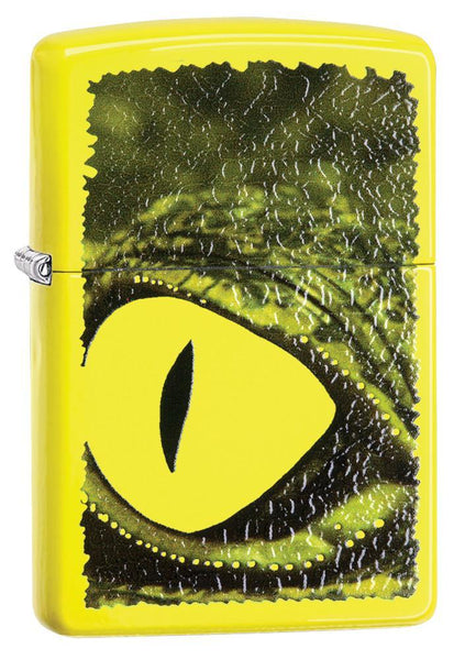 Zippo Alligator Green Neon Yellow 29414