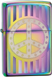 Zippo Rivit Peace Sign Spectrum 29435