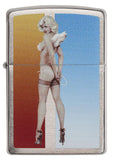 Zippo Olivia De Berardinis Brushed Chrome Pocket Lighter 29475