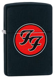 Zippo Foo Fighters Black Matte Pocket Lighter 29477