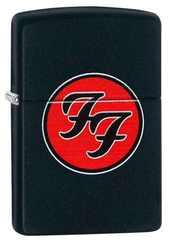 Zippo Foo Fighters Black Matte Pocket Lighter 29477