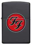 Zippo Foo Fighters Black Matte Pocket Lighter 29477