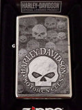 Zippo Lighter Harley-Davidson Skull Street Chrome 29503