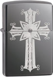 Zippo Cross Design Black Ice 29515