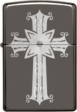 Zippo Cross Design Black Ice 29515