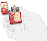 Zippo Year of the Dog Red Matte 29522