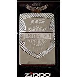 Zippo Harley-Davidson 115th Anniversary Armor Zippo Lighter, Polish Chrome 29557