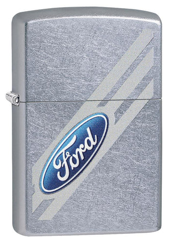 Zippo Angled Ford Logo Street Chrome 29577