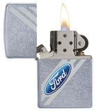 Zippo Angled Ford Logo Street Chrome 29577