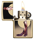 Zippo Olivia High Polish Brass Pocket Lighter 29583