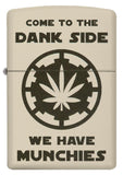 Zippo Cream Matte Dank Side Pocket Lighter 29590