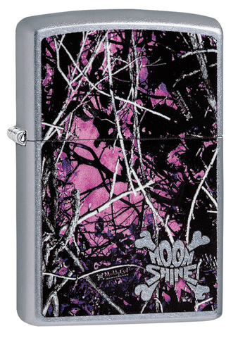 Zippo Moon Shine Pink Camo Pocket Lighter 29591