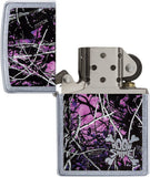 Zippo Moon Shine Pink Camo Pocket Lighter 29591