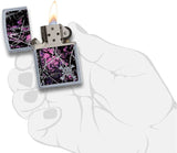 Zippo Moon Shine Pink Camo Pocket Lighter 29591
