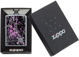 Zippo Moon Shine Pink Camo Pocket Lighter 29591