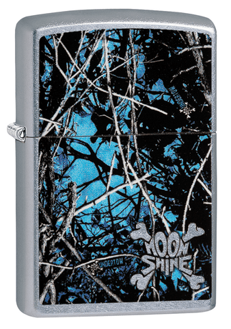 Zippo Moon Shine Blue Camo Pocket Lighter 29592