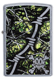 Zippo Moon Shine green Camo Pocket Lighter 29593