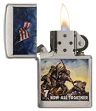 Zippo Now All Together Marine Pocket Lighter 29596