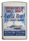 Zippo Operators of Small Boats Coast Guard Pocket Lighter 29598
