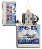 Zippo Operators of Small Boats Coast Guard Pocket Lighter 29598