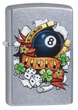 Zippo Lucky Tattoo Pocket Lighter 29604