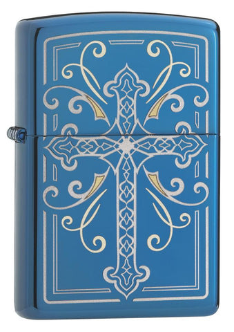 Zippo Elegant Cross Design Pocket Lighter 29608